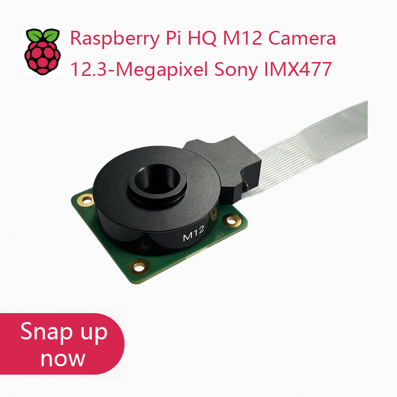 Yeni Orijinal Raspberry Pi Yük - Raspberry Pi Global Shutter Camera Imx296 incelemesi ve fiyatı